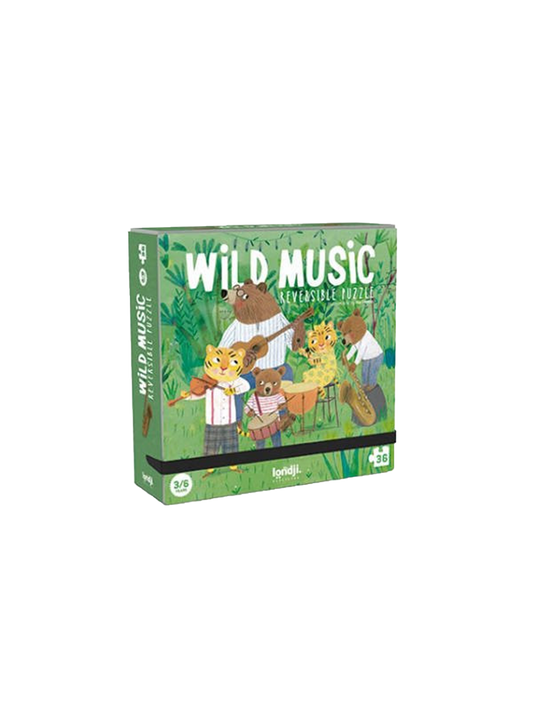 Puzzle a due facce per bambini Wild Music
