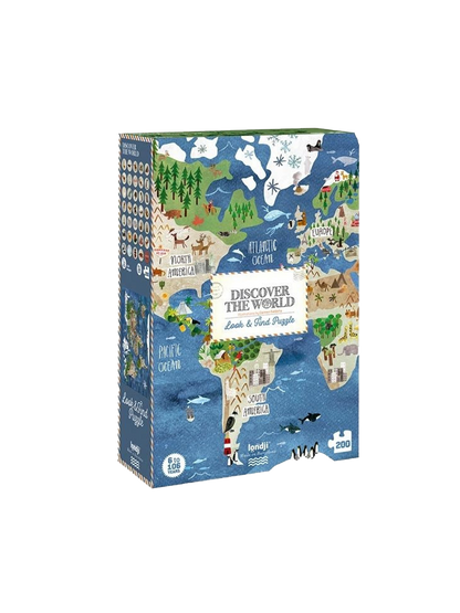 puzzle 200 pieces Discover the World