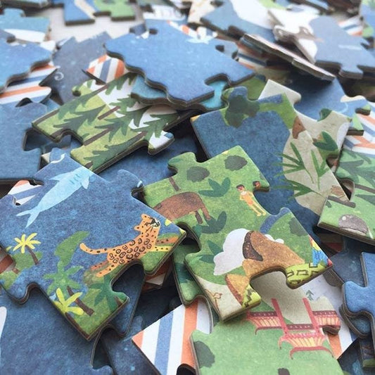 puzzle 200 pezzi Scopri il Mondo