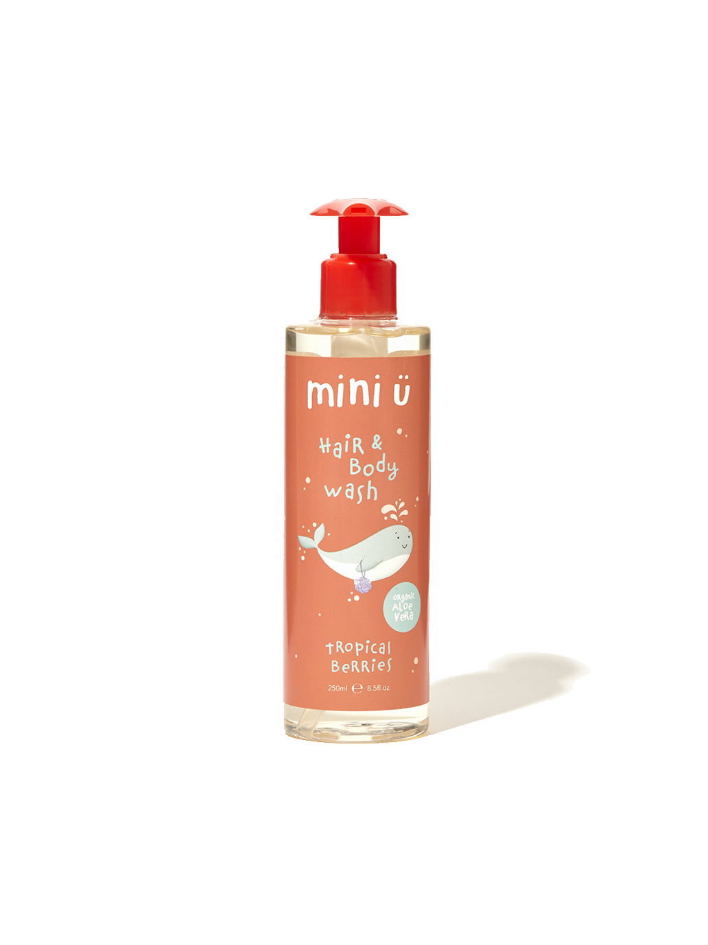 gel limpiador natural para cuerpo y cabello para niños y bebés