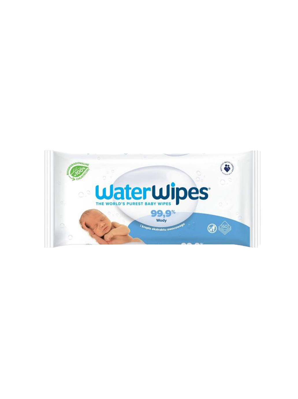 Toallitas húmedas de algodón WaterWipes 60uds.