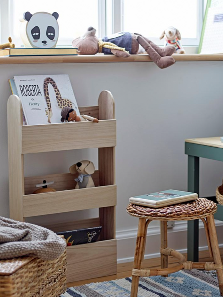 Wooden bookshelf Moris Shelf