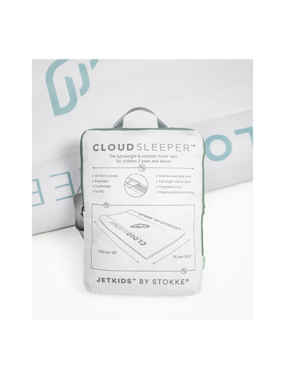 Cloudsleeper Jetkids inflatable travel cot