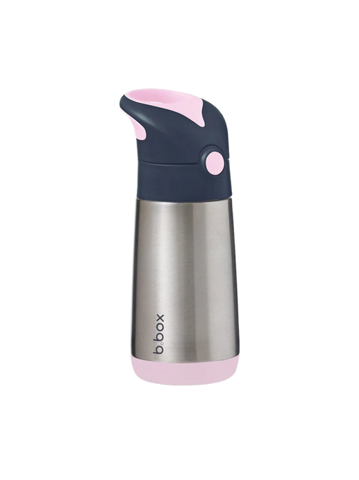thermal water bottle with a tube indigo rose