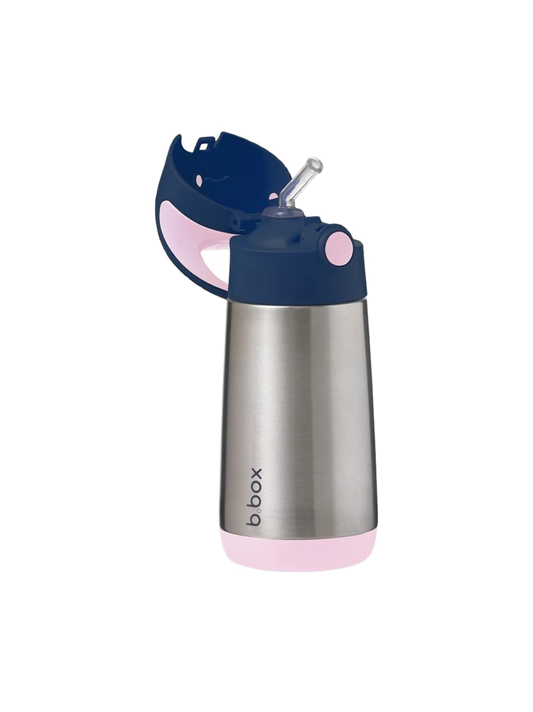 thermal water bottle with a tube