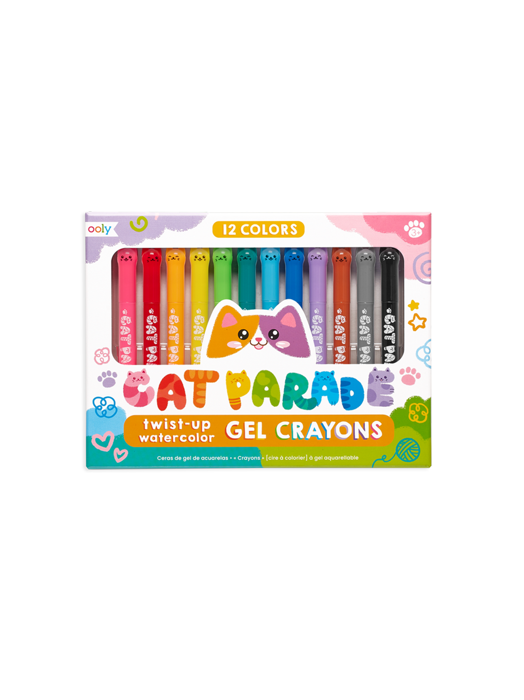 Crayones de acuarela en gel