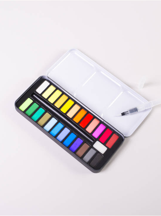 set di colori ad acquerello 24 colori