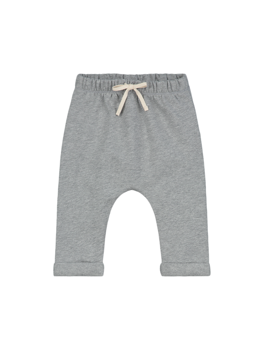 Pantaloni da bambino in cotone grey melange