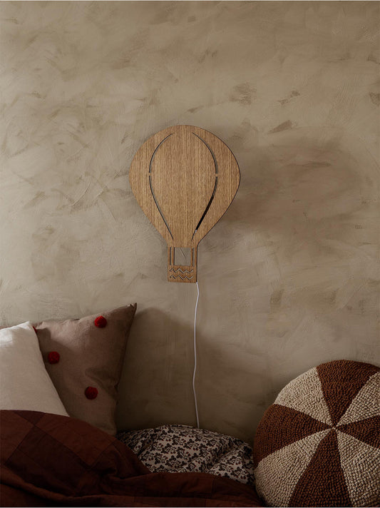 lampada da parete in legno Air Balloon Lamp