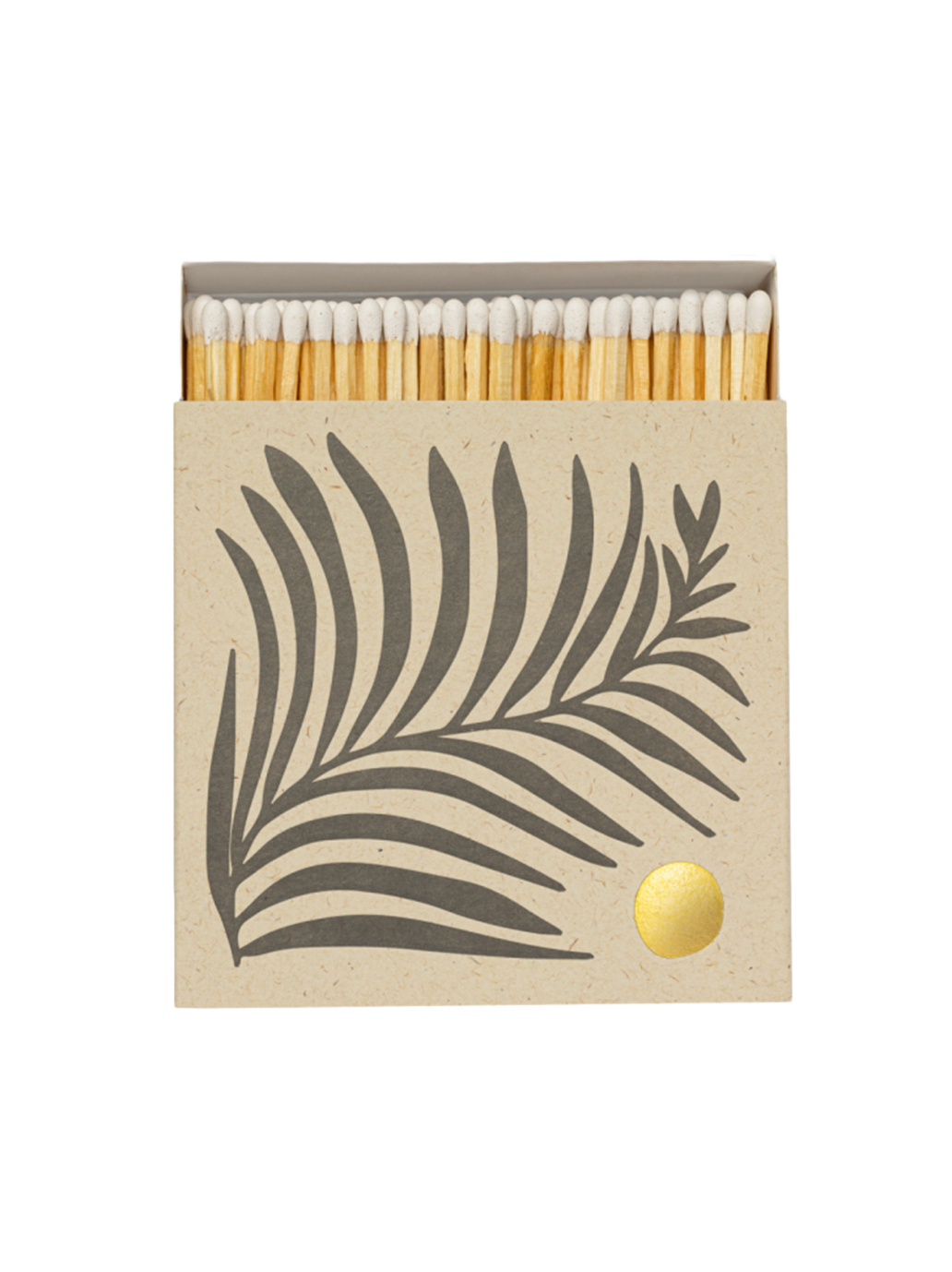 luxury matches in a decorative square box