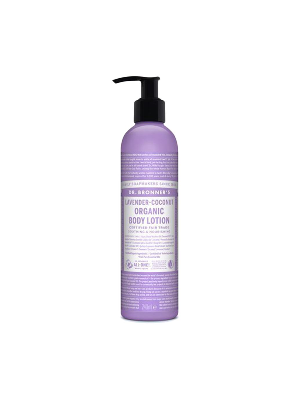 organic body lotion Lavender Coconut