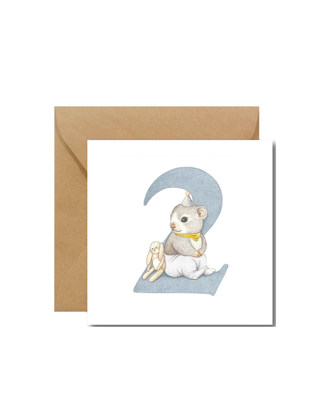 greeting card with envelope