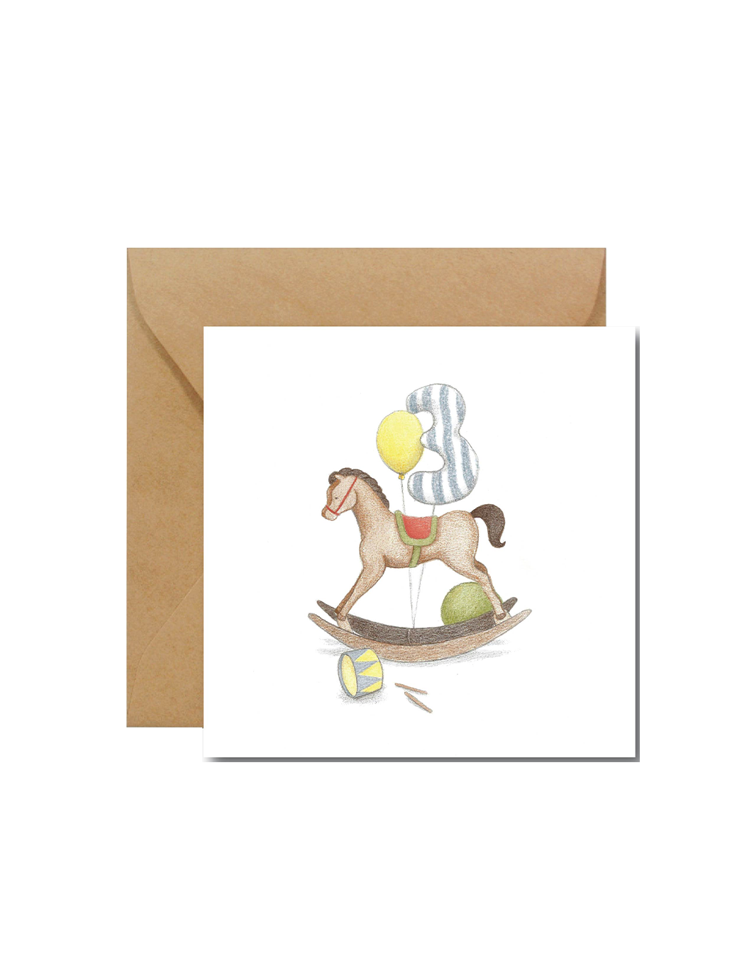 greeting card with envelope