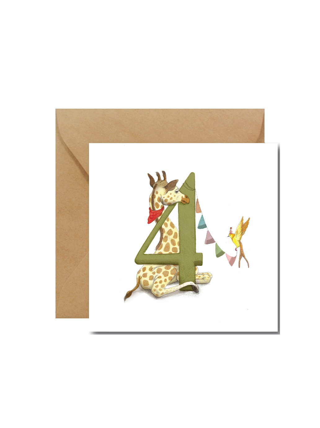 greeting card with envelope