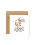 greeting card with envelope baby shower