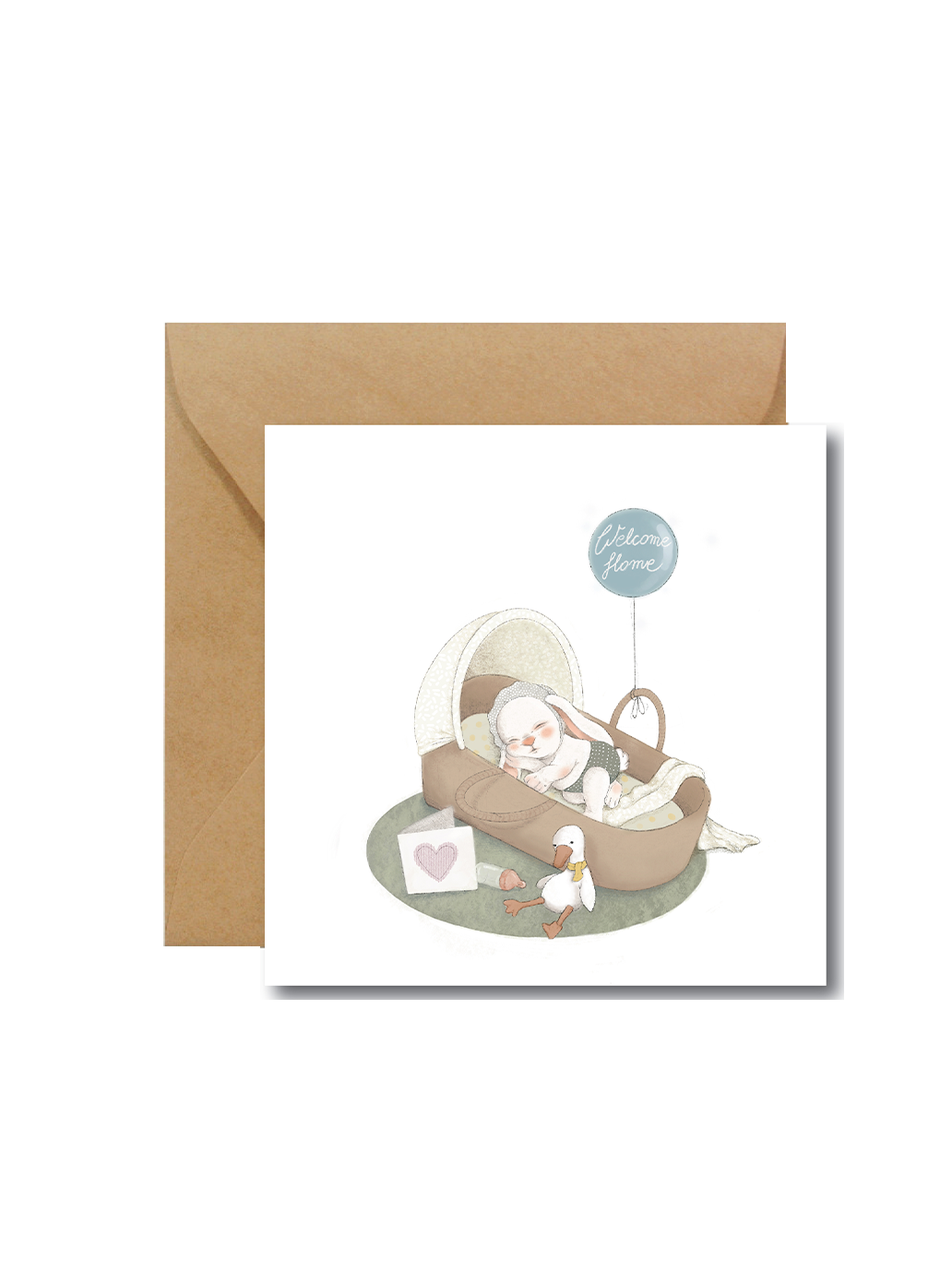 greeting card with envelope