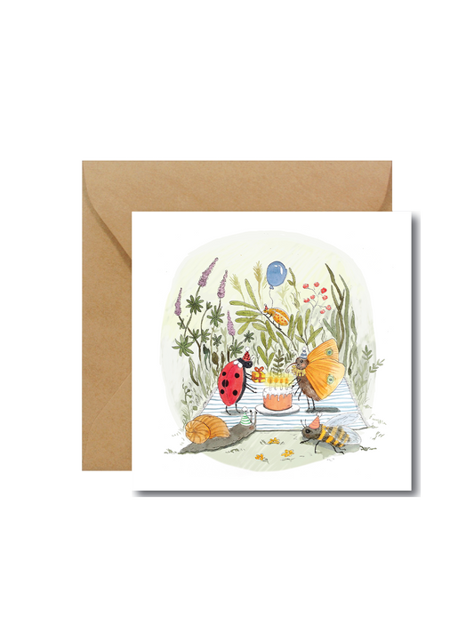 greeting card with envelope