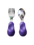 cutlery set for children 1-3 years purple