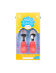 cutlery set for children 1-3 years pink