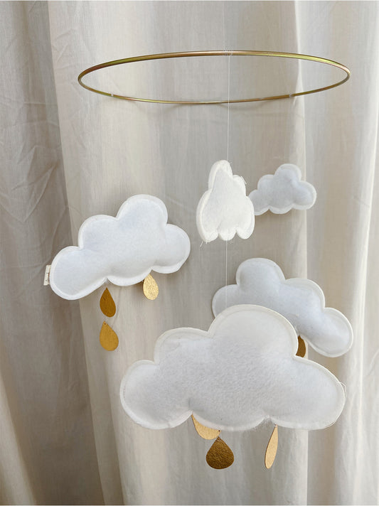 Cloud decorative mobile