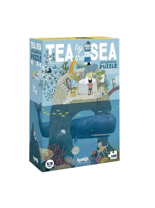 Puzzle 100 pezzi Tè in riva al mare