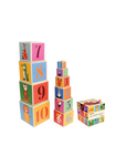Cardboard Tower of Stacking Blocks