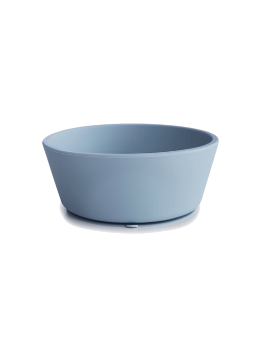 Silicone Suction Bowl powder blue