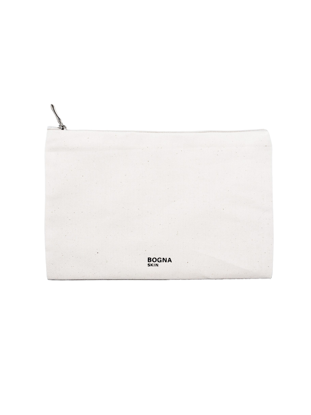 cotton zip-up toiletry bag