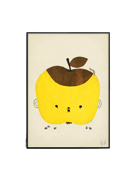 cartel de manzana manzana