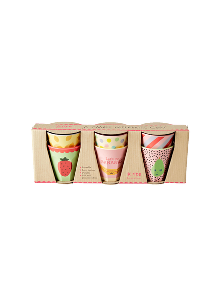 Melamine cups 6 pack