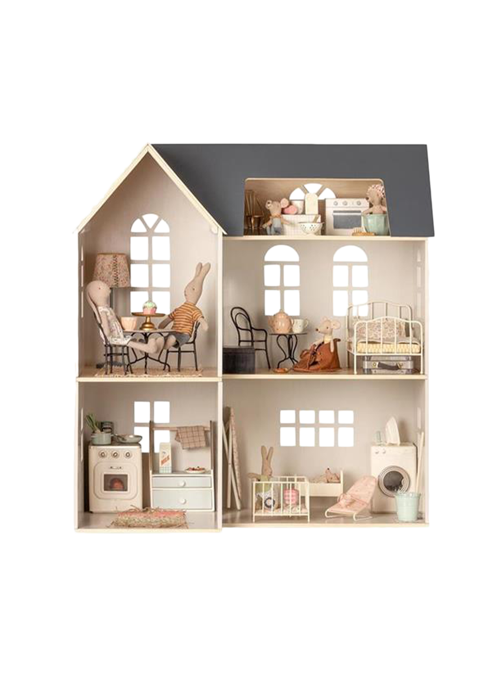 Casa in miniatura in legno 