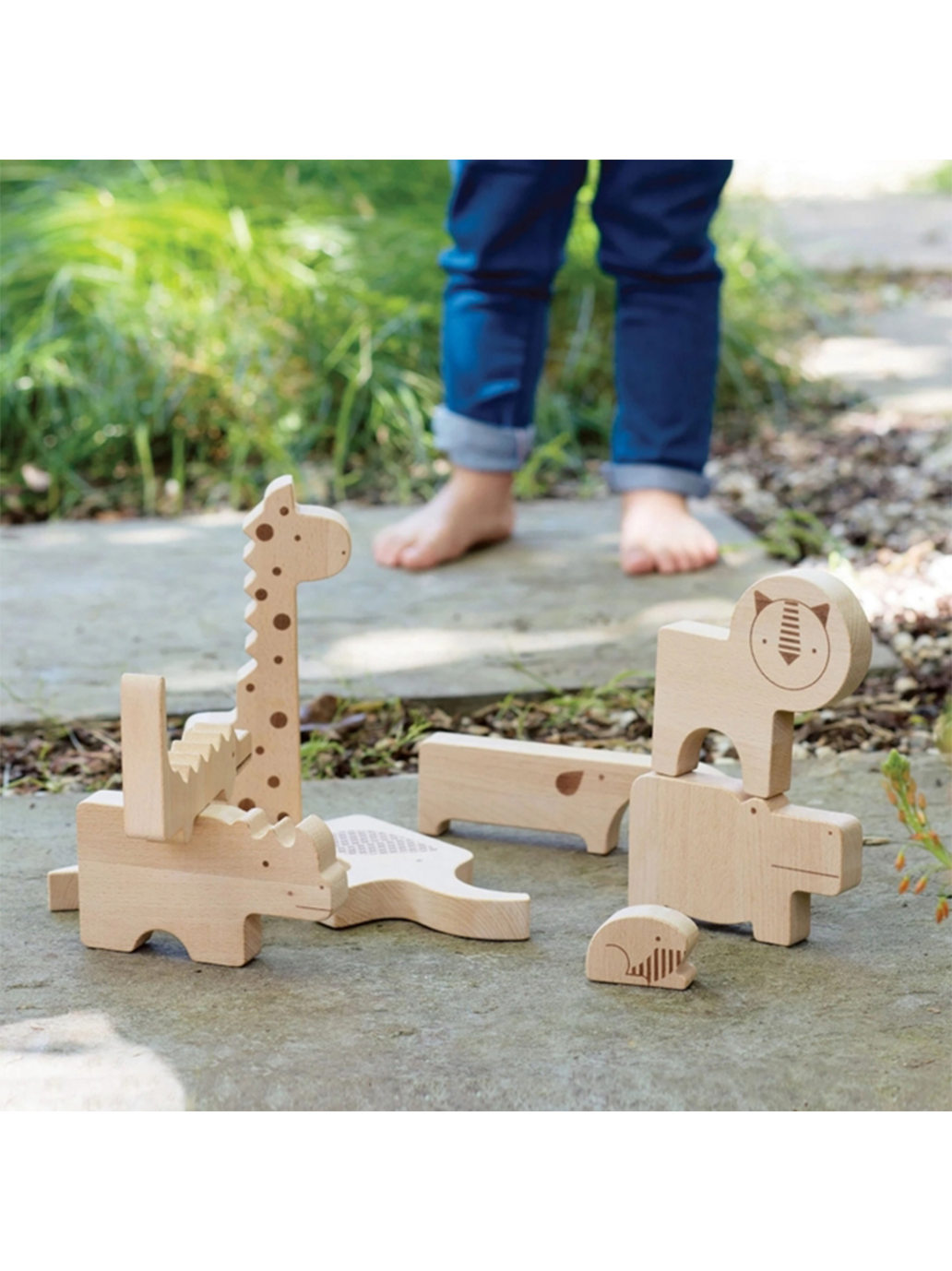 wooden safari puzzle