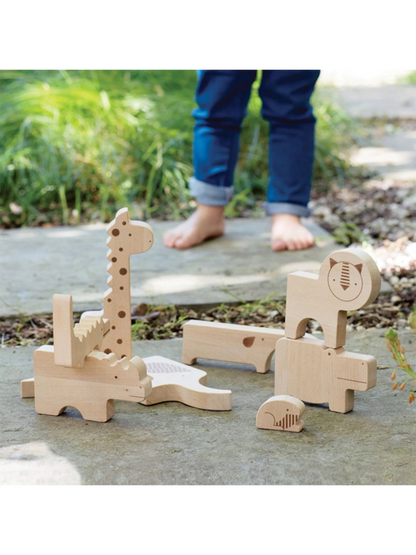 wooden safari puzzle