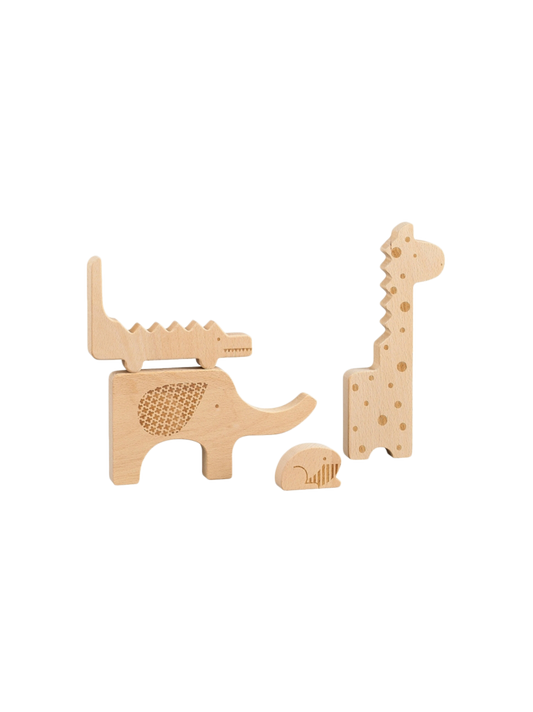 puzzle safari in legno