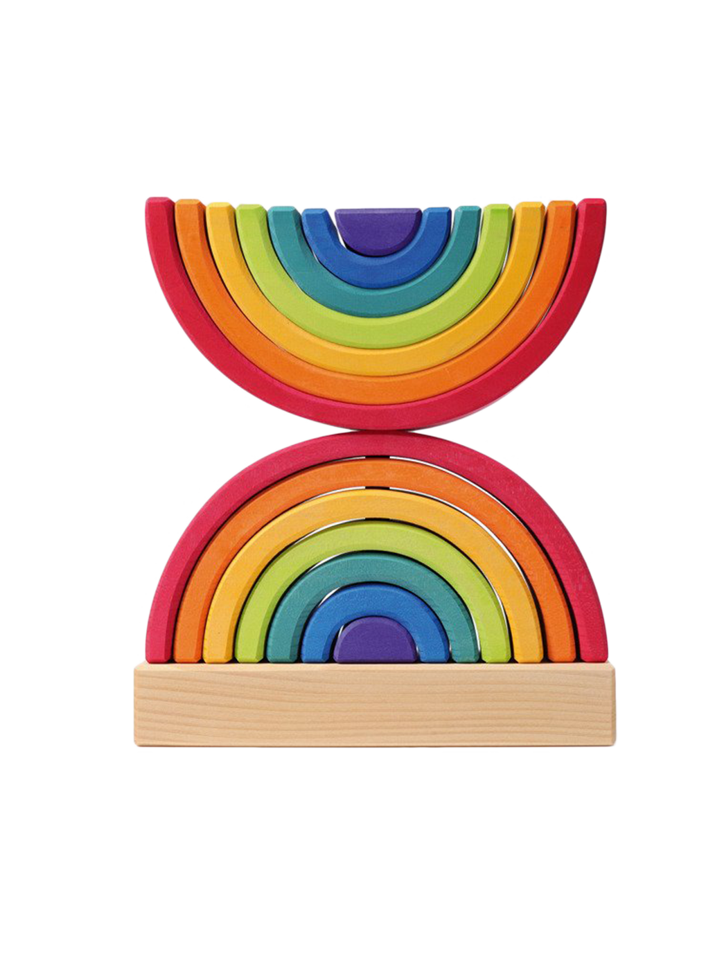 wooden jigsaw puzzle 2 Rainbows