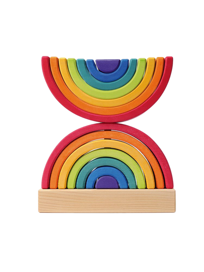 wooden jigsaw puzzle 2 Rainbows