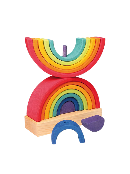 wooden jigsaw puzzle 2 Rainbows