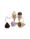 Bio plastic ice cream set