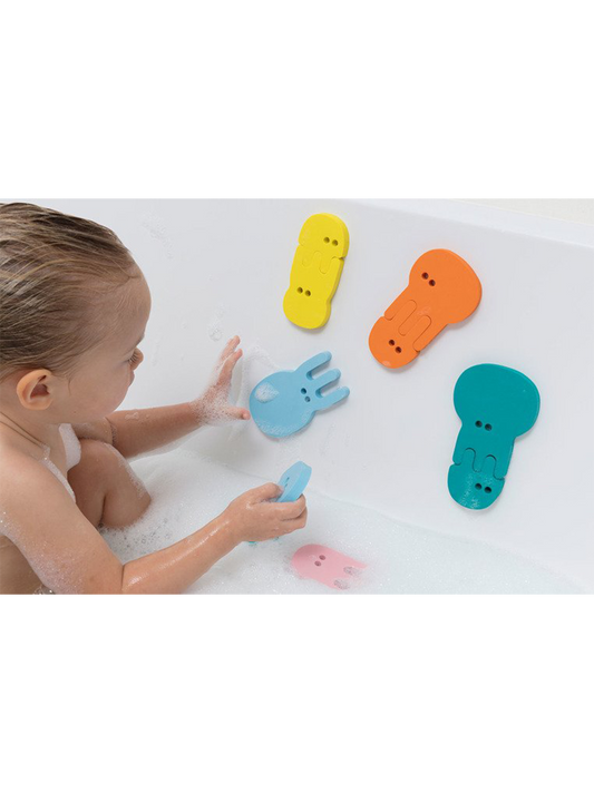 juguetes de baño de espuma
