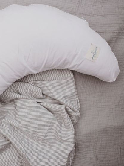 Nursing pillow made of organic virgin wool