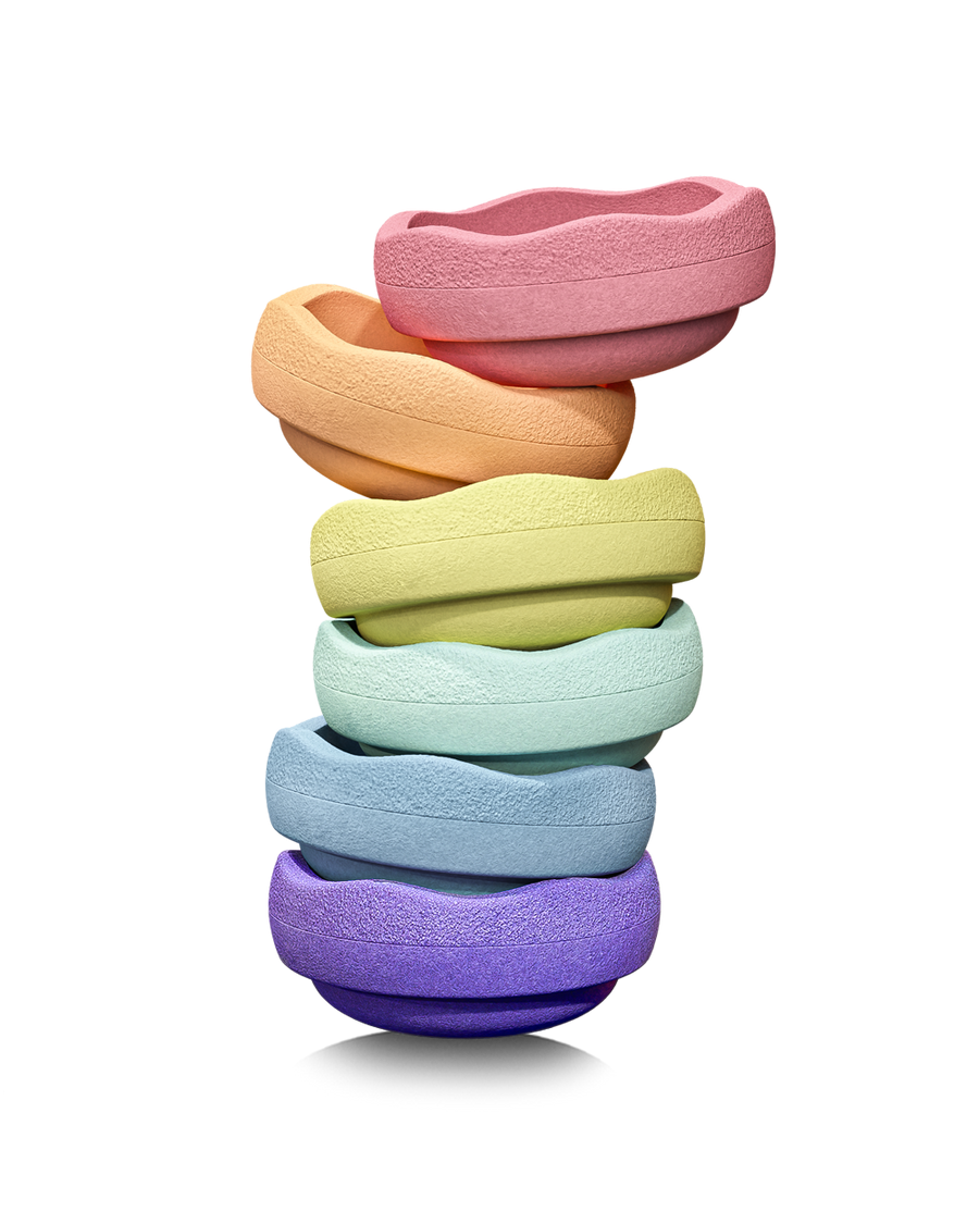 juego de 6 colores pastel stapelstein