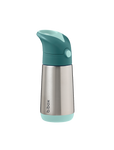 thermal water bottle with a tube emerald forest