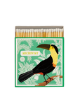 fiammiferi di lusso in una scatola quadrata decorativa ariane’s toucan