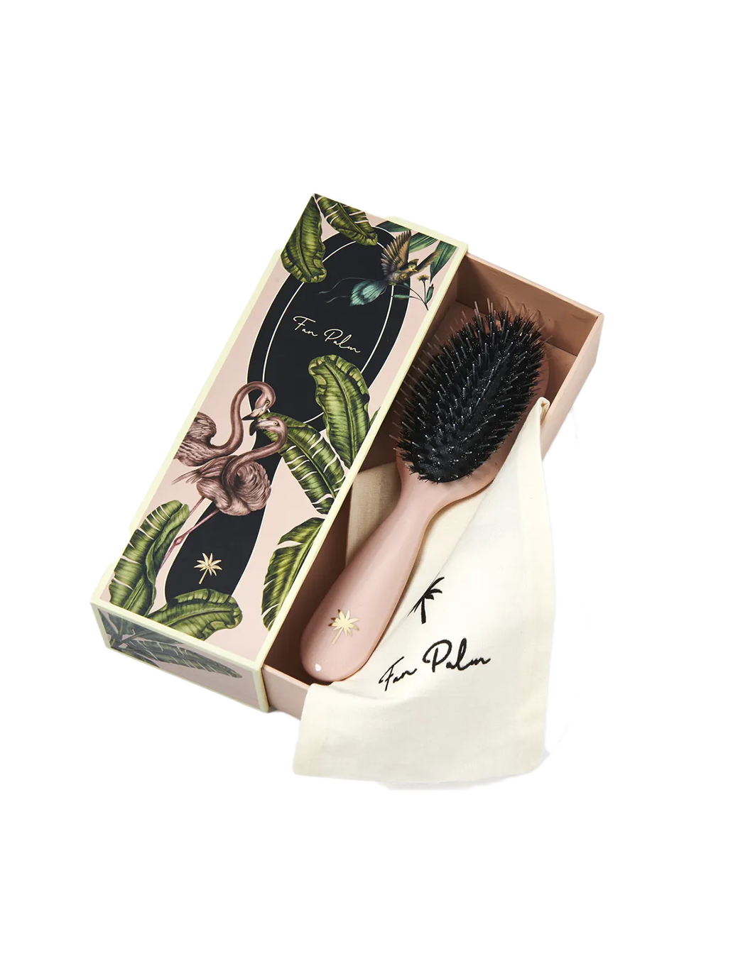 boar and nylon hairbrush Small