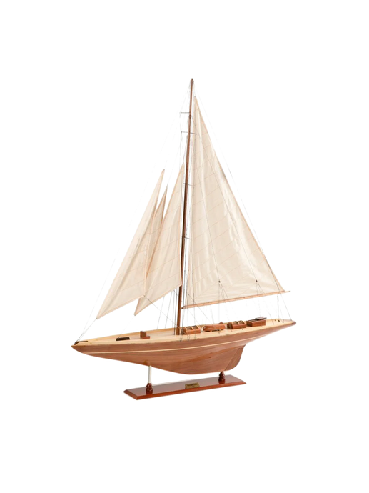 vintage sailboat model endeavour classic wood
