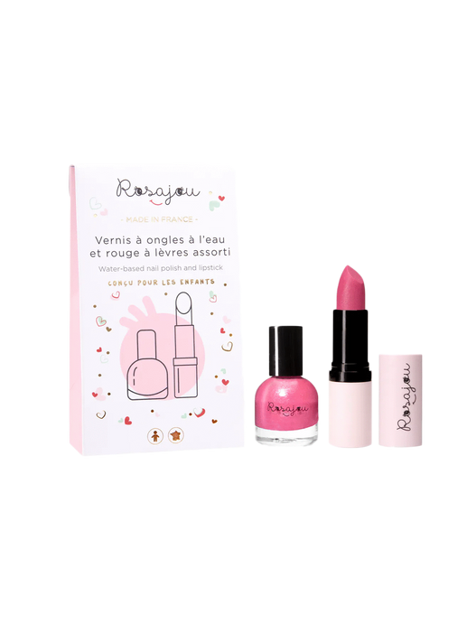 Set of lipstick + varnish for children rubis