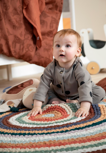 alfombra de crochet