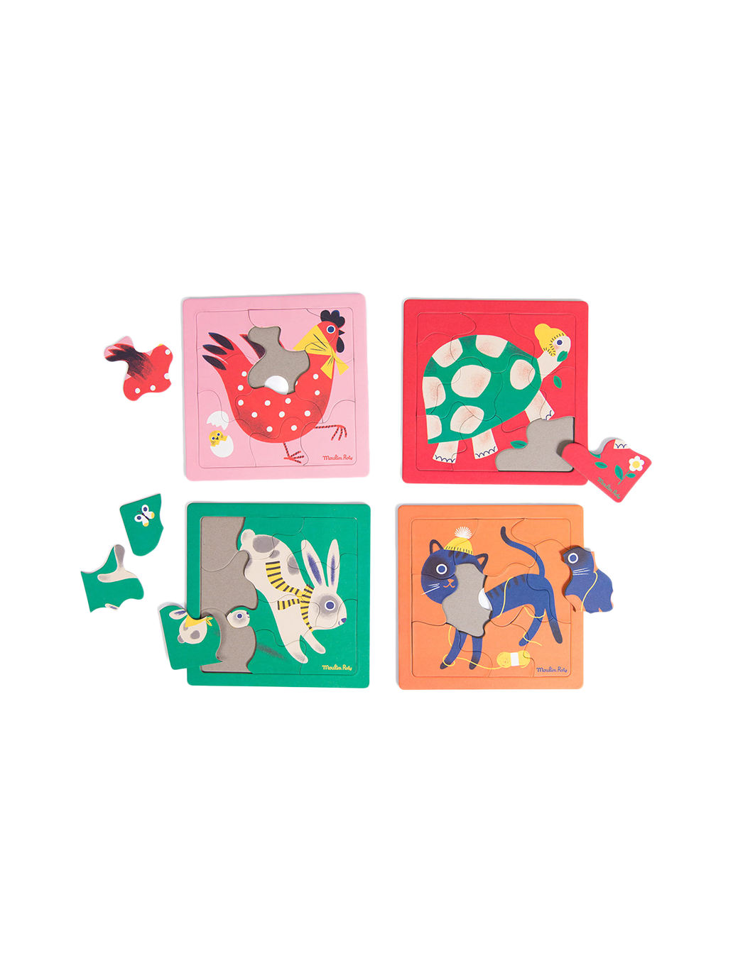 baby puzzles 4 animals