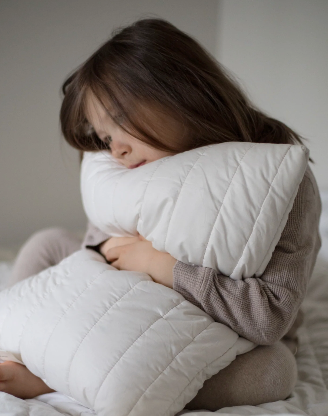 almohada de algodón con relleno de algodón