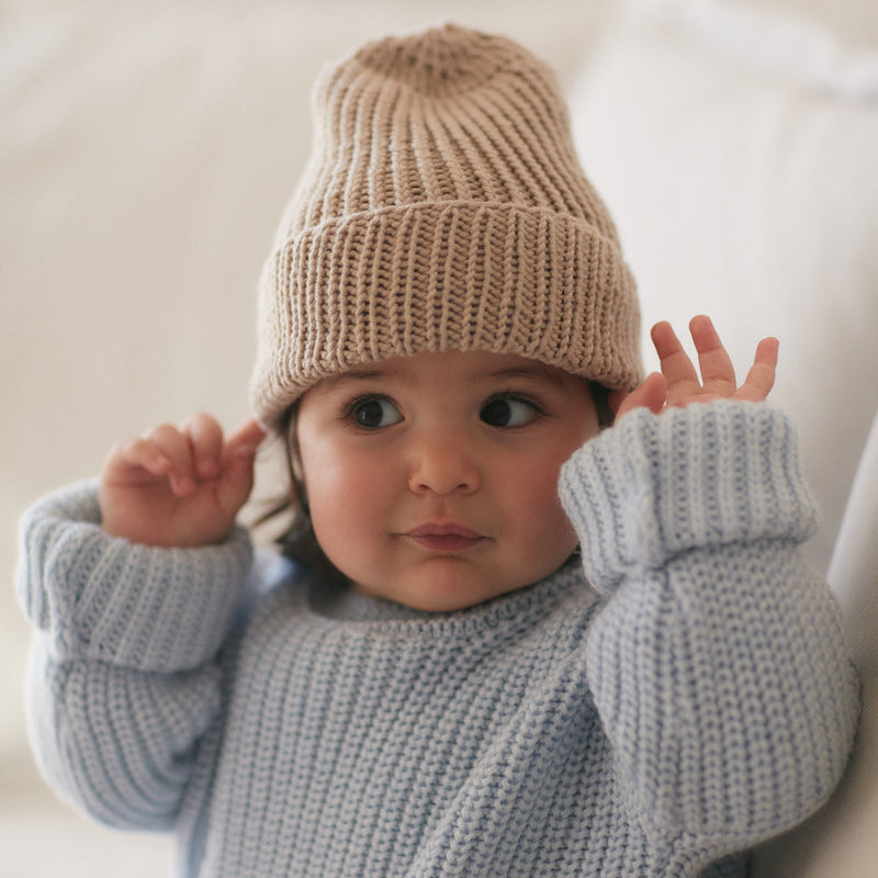 gorro cálido de lana merino